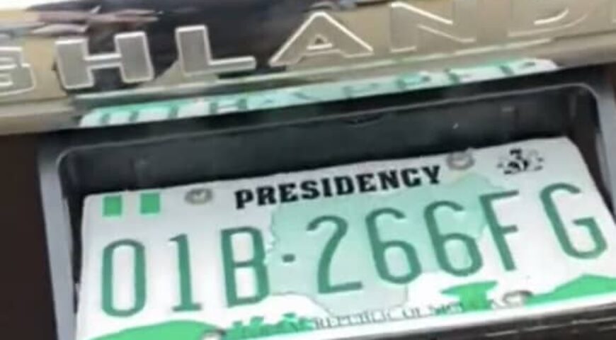 Criminals Using Fake Presidential Number Plates To Smuggle Luxurious Vehicles – Customs